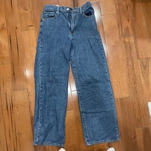 Levis High Waisted Straight Jeans